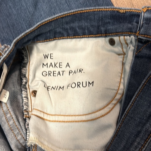 Denim Forum | Lola Mid Rise Skinny Blue Jean Denim 27w/28l - Picture 4 of 6